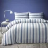 Duvet Set (Stripe Blue & Lines)